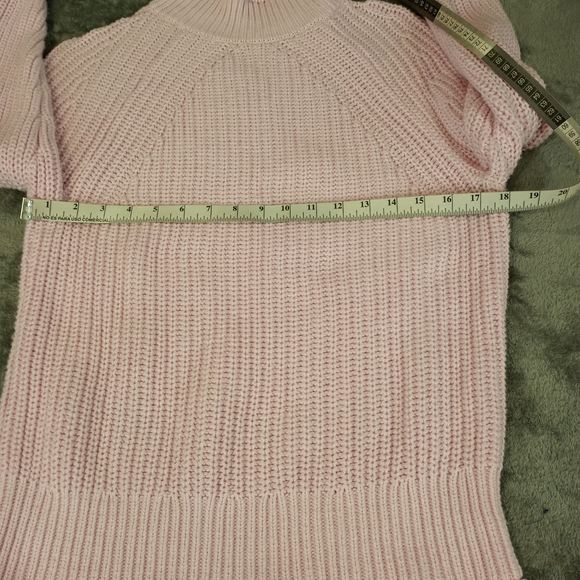 J. Crew Women's Pink Cowl Neck Sweater with Ribbed Knit Size XS - Picture 13 of 16